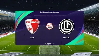 FC Sion vs FC Lugano (01/03/2023) Quarter-final Schweizer Cup PES 2021