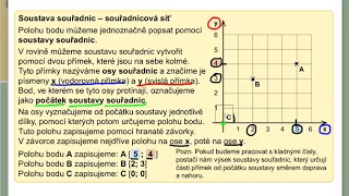 Soustava souřadnic (1. stupeň ZŠ), Geometrie pro 5.roč., str. 40, cv. 1