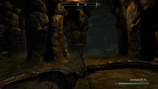 Draugr dodging arrow - Skyrim