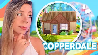 On commence à "RENOVER" Copperdale ! 🎡 - SIMS 4