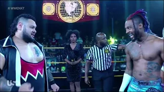 WWE NXT ISAIAH SWERVE SCOTT WIN THE NORTH AMERICAN CHAMPIONSHIPS 06/29/21