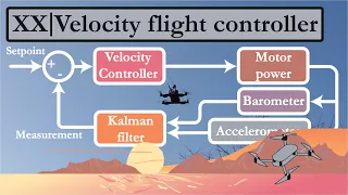 20 | This Arduino code is a vertical velocity drone flight controller