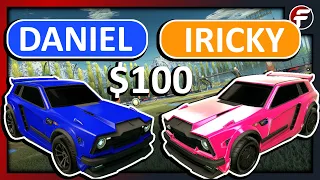 Daniel vs iRicky | Série 1v1 Rocket League v hodnotě $100