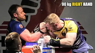 Armwrestling 90 kg right hand Hardanger Open 2023