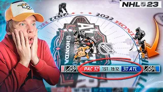 САМЫЙ ДОЛГИЙ МАТЧ В NHL 23 - КАКОЙ СЧЕТ?