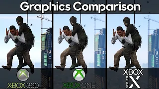 GTA V Expanded and Enhanced Comparison - Xbox 360 vs Xbox One vs Xbox Series X