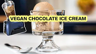 Vegan Chocolate Ice Cream Recipe | Vitamix Blender | Wendy's Frosty Copycat