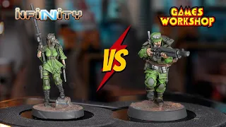 Warhammer 40K vs Infinity: Models & Painting