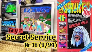 Gry z SECRET SERVICE 16 (WRZESIEŃ 1994) - gramy, oceniamy