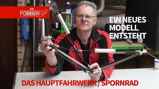 Hauptfahrwerk und Hecksporn der Fobber