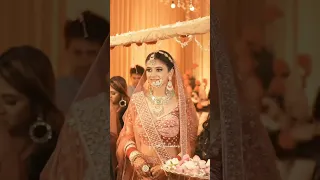 Indian Bride ki Bridal Entry | Indian bride entry #shorts #bridal #shorts #short #wedding #entry