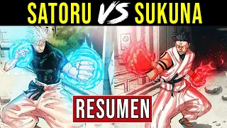 ⚡¡SUKUNA VS SATORU GOJO! | Jujutsu Kaisen (RESUMEN COMPLETO)