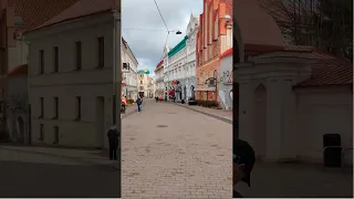 Lithuania vlog: Exploring Lithuania's Capital City in Vilnius Old Town near Vilnius Gates of Dawn 4K