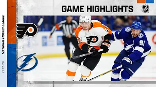 Flyers @ Lightning 10/18/ | NHL Highlights 2022