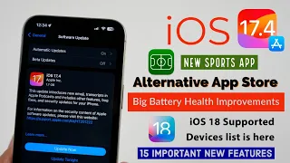 iOS 17.4 is Official Released | alternative App Store on iPhones | 15 New features in Telugu By PJ