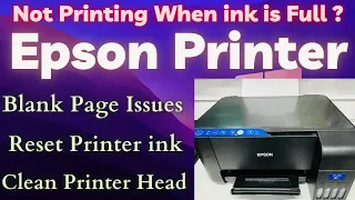 How to fix Epson ET-2711 blank page issue | Printer Not Printing Properly | #epsonprinter #printer