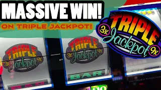 My BIGGEST WIN EVER on Triple Jackpot! 😱  High Limit Slots at Aria Las Vegas ⭐️