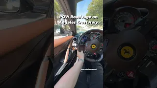 POV: Road rage on Angeles Crest Hwy! #ferrari812superfast #812superfast #roadrage