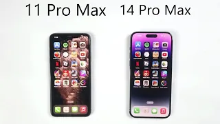 iPhone 11 Pro Max vs 14 Pro Max - Speed Test!