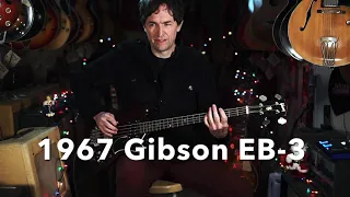 1967 Gibson EB-3 Tone Demo - Merry Xmas Everybody 🎄🎅🏻🎸