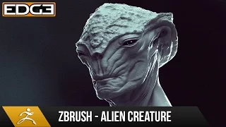 Zbrush Character Sculpting Tutorial - Alien Creature Design HD