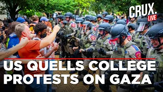Arrests, Clashes As Police Clear US College Campus Protests Over Israel's Gaza War | UCLA, Columbia