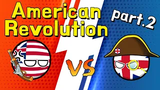 American Revolution in a nutshell (American revolutionary war) pt.2 - Countryball animation