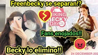 Becky lo elimino!💔Se separan!?😭Fans enojados y tristes! #Freenbecky #GAP