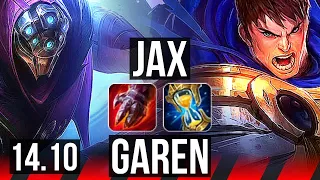 JAX vs GAREN (TOP) | Quadra, 62k DMG, 7 solo kills, Godlike | EUW Master | 14.10