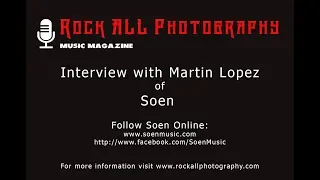 Interview with Martin Lopez from the band SOEN