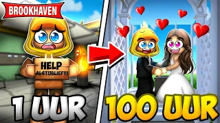 100 UUR Leven In BROOKHAVEN! (Roblox)