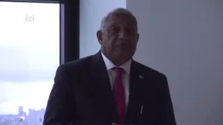 Fijian Prime Minister Voreqe Bainimarama, courtesy call and the reception to the PGA