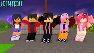 CAPTURED LOVE MEME | PHUT HON DANCE | CHICKEN WINGS MEME | APHMAU, MICHI, KC - Minecraft Animation