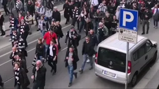 FC Internazionale Milano - Eintracht Frankfurt 14.03.2019 Eintracht Frankfurt Fans away at Milano