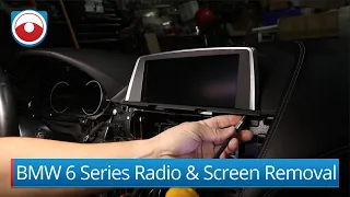 Radio and screen removal | BMW 6 Series 2012-2018 & 2019 Grand Coupe