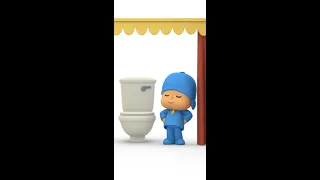 🚽 Pocoyo vai ao banheiro sozinho - Um urinol #shorts