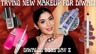 Tried The BEST Affordable Makeup For Diwali | LAMEL Try on Review | #Diwalog2023 Day 8 | Shreya Jain