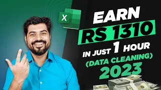 #1 Excel trick to earn Rs. 1310 in just 1 hour Data Cleaning 🚀🚀