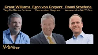WILLIAMS, GREYERZ AND STOEFERLE – NAVIGATING THE DISCONNECT BETWEEN MARKETS AND ECONOMY