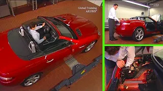 Mercedes-Benz SLK - How to manually close the Vario roof | R172