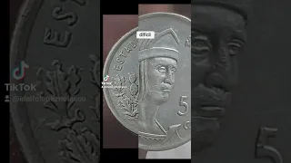 cuautemo 50 centavos de plata de México de 1951
