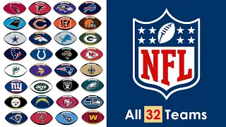 All 32 NFL Teams Logos: A Visual Journey Through Football Excellence!🏈🔍