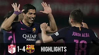 Granada vs Barcelona ¡HD! 1-4 - All Goals and Highlights - La Liga 02/04/2017