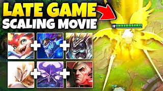 League of Legends but I play the BEST late game champions (SCALING MOVIE!)