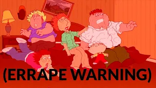 (ERRAPE WARNING,Read the Description) Family Guy   CBS, the loudest channel on TV but Very Loud