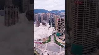 China Under Attack? Buildings demolished in China #shorts #china