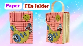 DIY paper file for school:paper file folder:How to make file folder