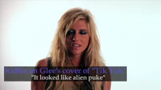 Ke$ha talks Glee's Cover of "Tik Tok"