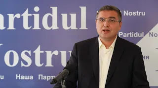 Conferință de presă a președintelui Partidului Nostru, Renato Usatîi.