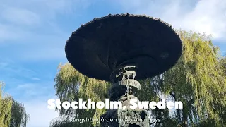 🇸🇪 Sweden Virtual Tour 4K - Kungsträdgården in The Autumn Days, Stockholm, October 2023.